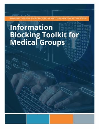 Information Blocking Toolkit for Medical Groups